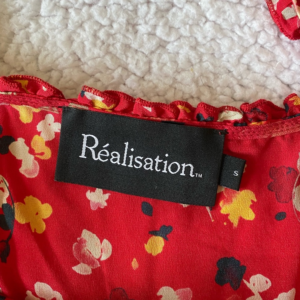 Réalisation Par Juliet Rouge Fleur Dress size Small - Picture 8 of 16